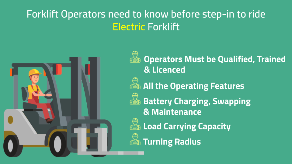 4 things to know before you ride electric forklift